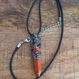 Jasper Pendant Necklace